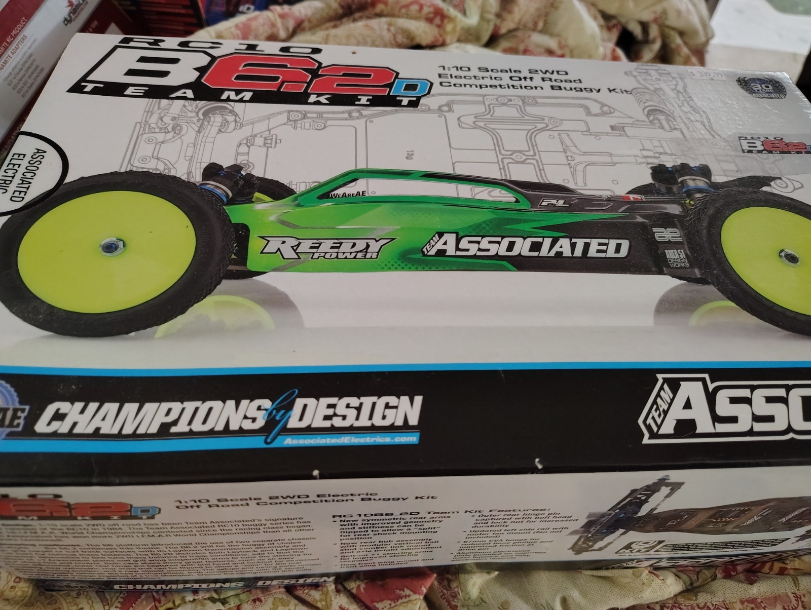 Team Associated B6.2D (RC0B6.2D) 2wd 1/10 Scale Buggy Team Kit Team Associated B6.2D (RC0B6.2D) 2wd 1/10 Scale Buggy Team Kit
