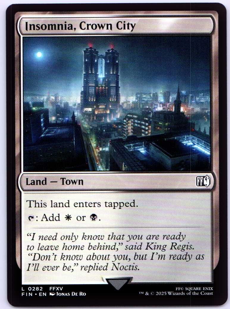 Insomnia, Crown City 282 ~ English Near Mint