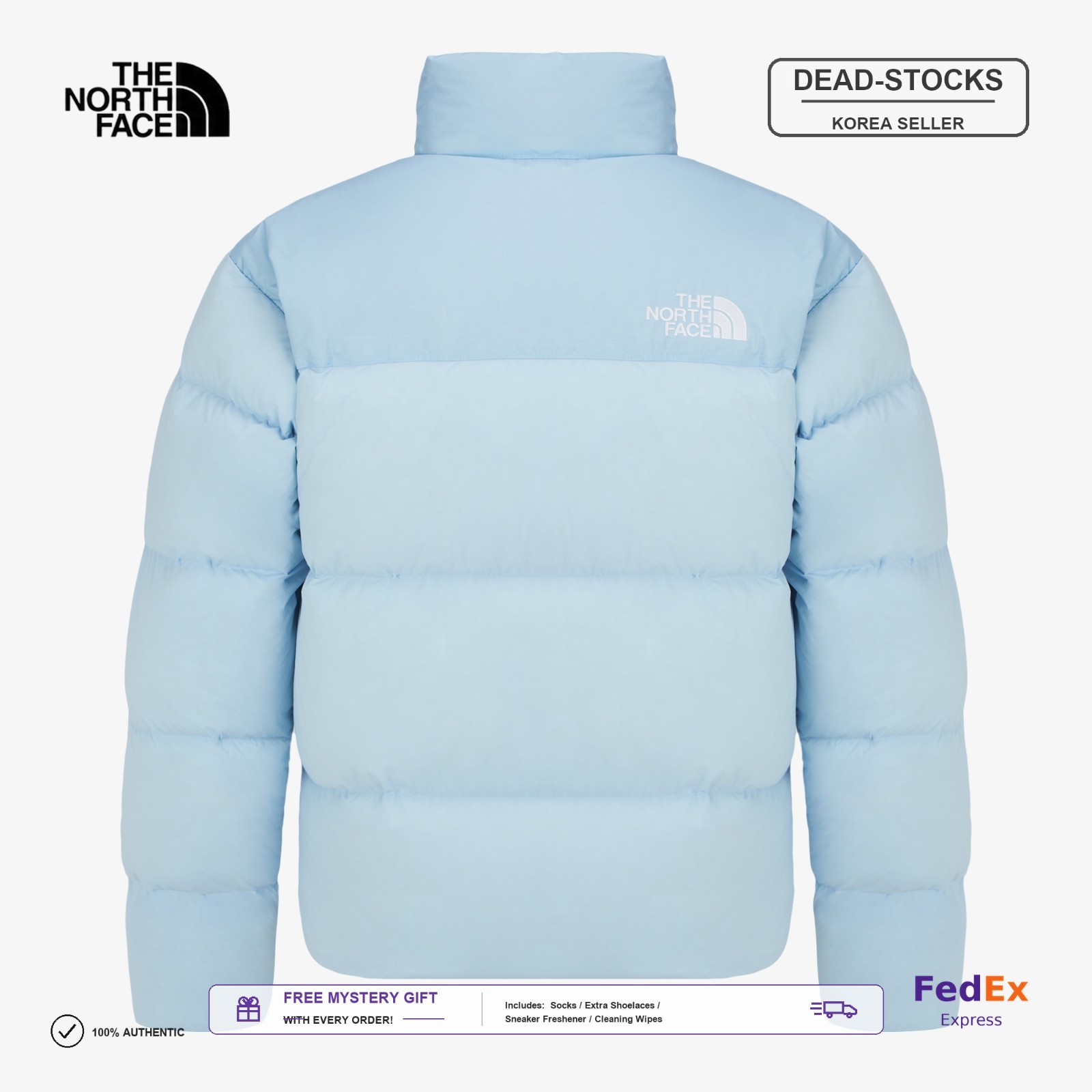 THE NORTH FACE M\'S CLOUD NUPTSE DOWN LIGHT_BLUE NJ1DR62D Asian Fit Expeditedship
