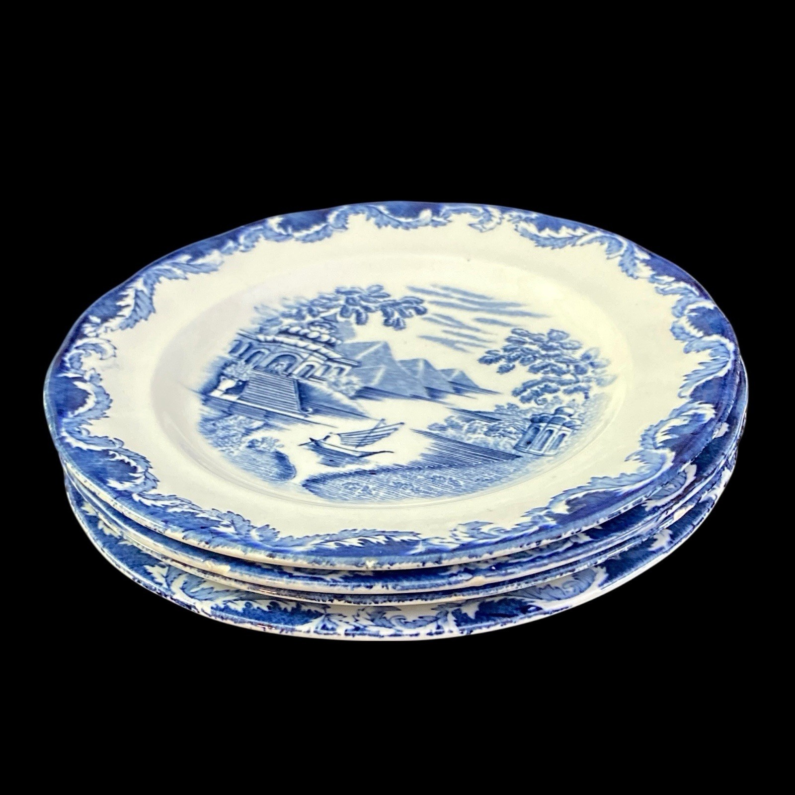 Rörstrand Bengali 4 Rare Blue White Chinoiserie 7\