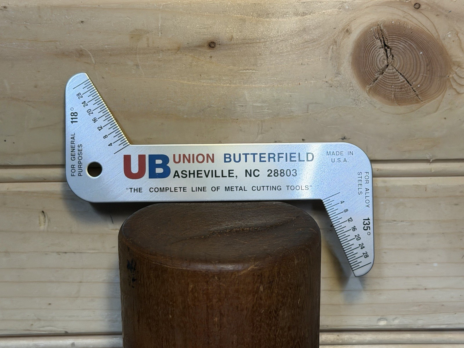Vintage Union Butterfield Drill Multi Point Drill Gage Angle Made in the USA Vintage Union Butterfield Drill Multi Point Drill Gage Angle Made in the USA