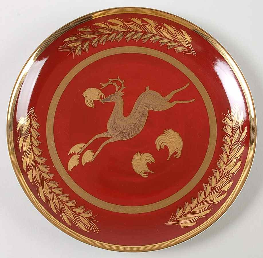 Mottahedeh Leaping Deer Luncheon Plate 8292847