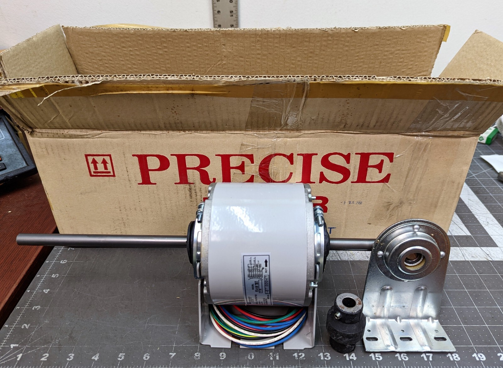 PRECISE SPLIT AC UNIT MOTOR MODEL F3-1/9 TBT 220V 50HZ NEW [A6FL]
