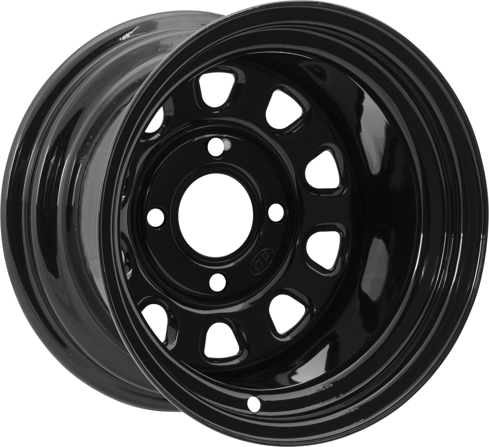 ITP (I.T.P.) Delta Steel Wheels Black 12x7, 4+3, 4/110 1221753014