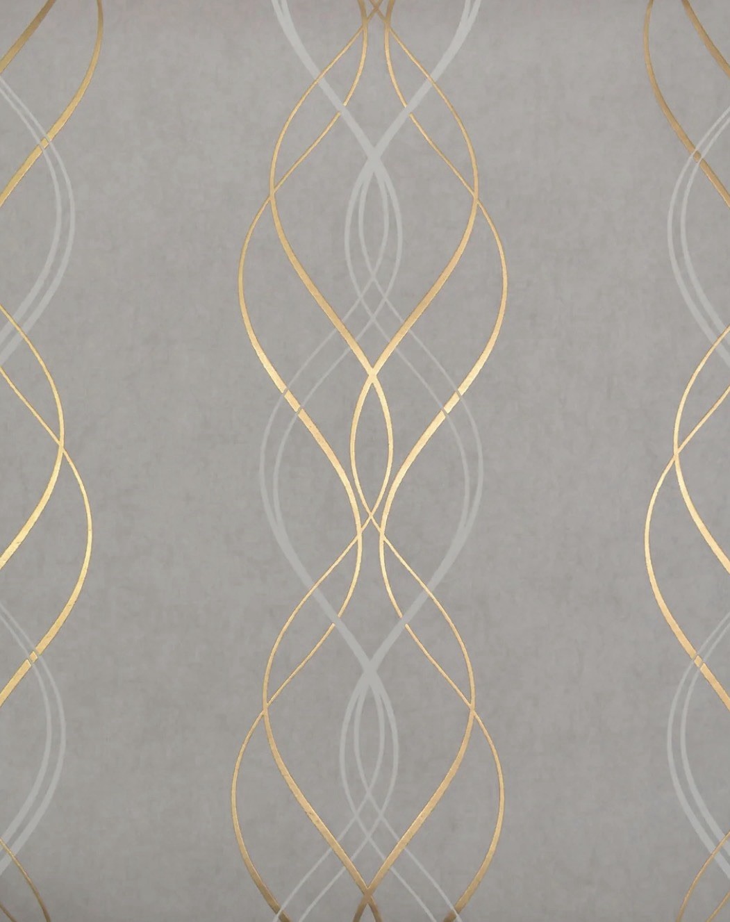 York Antonina Vella Modern Metals Wallpaper NW3550 Metallic Gold Ribbon NIP Roll