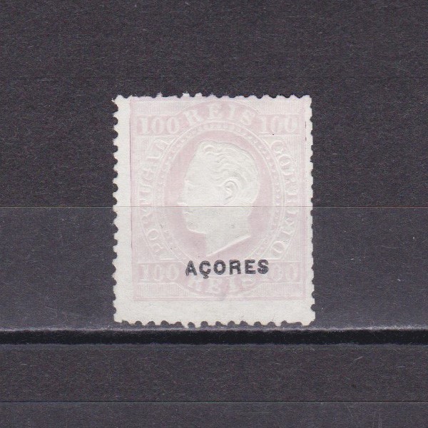 PORTUGAL AZORES 1882, Sc# 54, CV $125, No gum