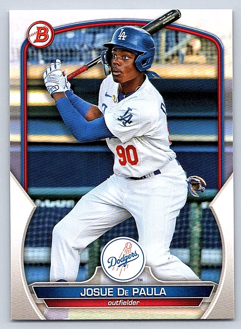JOSUE De PAULA  DODGERS   2023 BOWMAN DRAFT #BD-132