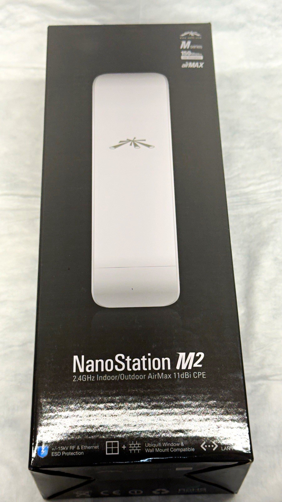 Ubiquiti NanoStation M2 NSM2-US 2.4GHz 11dBi airMAX CPE – New in Box