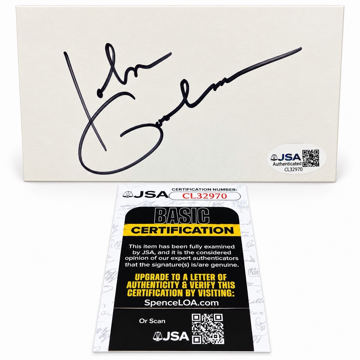 John Goodman Signed Rare FULL NAME Early Autograph Cut Board JSA COA John Goodman Signed Rare FULL NAME Early Autograph Cut Board JSA COA