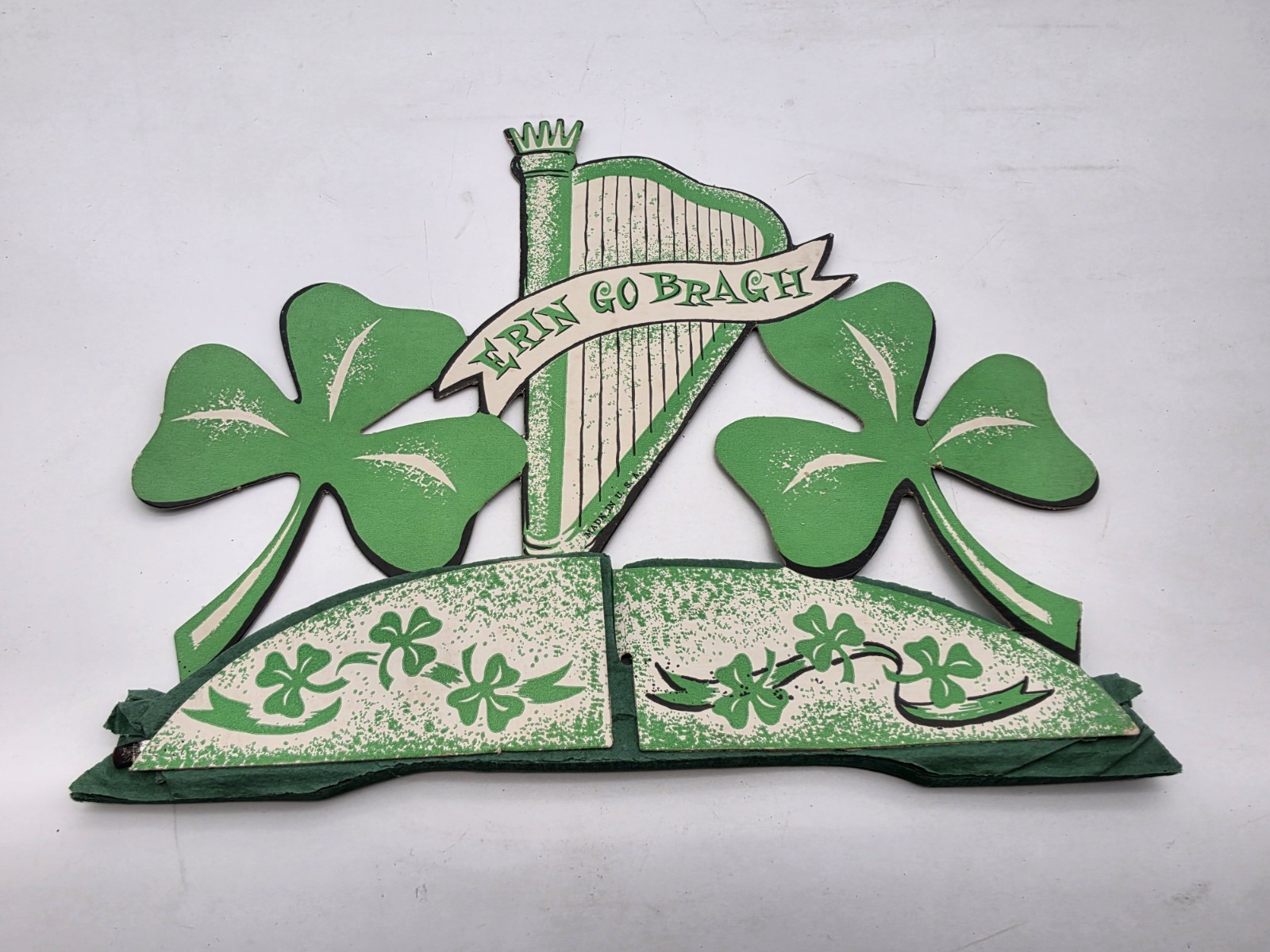 Pair Vtg 1979 Beistle St Patricks Day Honeycomb Centerpieces Erin Go Bragh USA Pair Vtg 1979 Beistle St Patricks Day Honeycomb Centerpieces Erin Go Bragh USA
