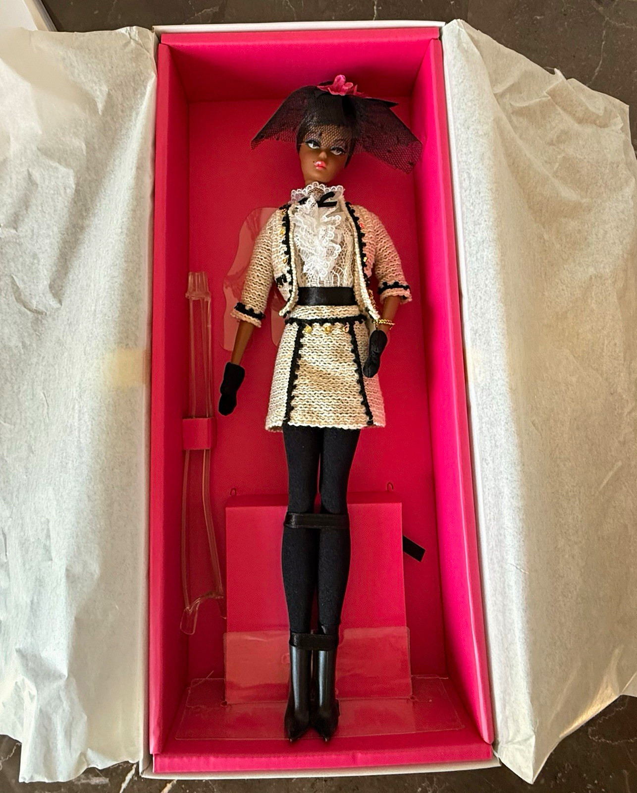 Mattel Barbie Silkstone Fashion Model Best to a Tea NRFB Factory Shipper