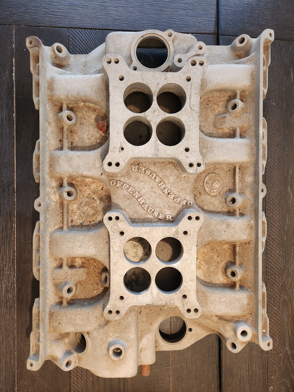 Vintage Offenhauser 390/428 BIG BLOCK FORD FE Intake Manifold Hot Rod Gasser Vintage Offenhauser 390/428 BIG BLOCK FORD FE Intake Manifold Hot Rod Gasser