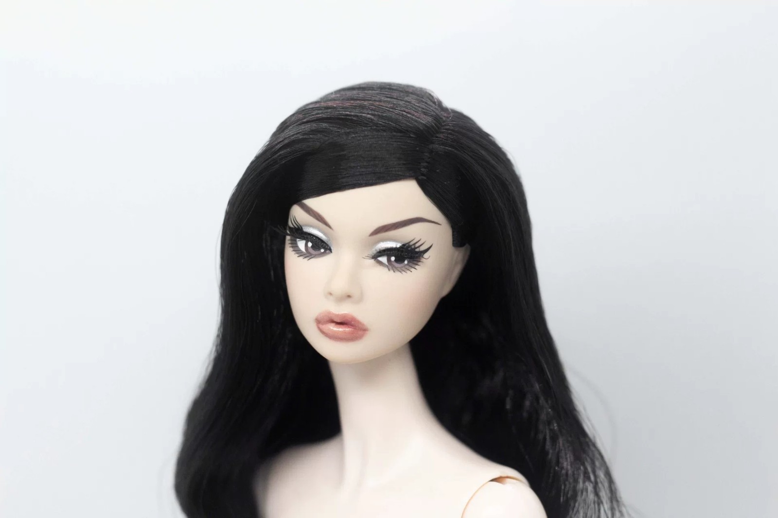 OOAK  Vampire style integrity toys Repaint Poppy Parker Custom Art Doll Head