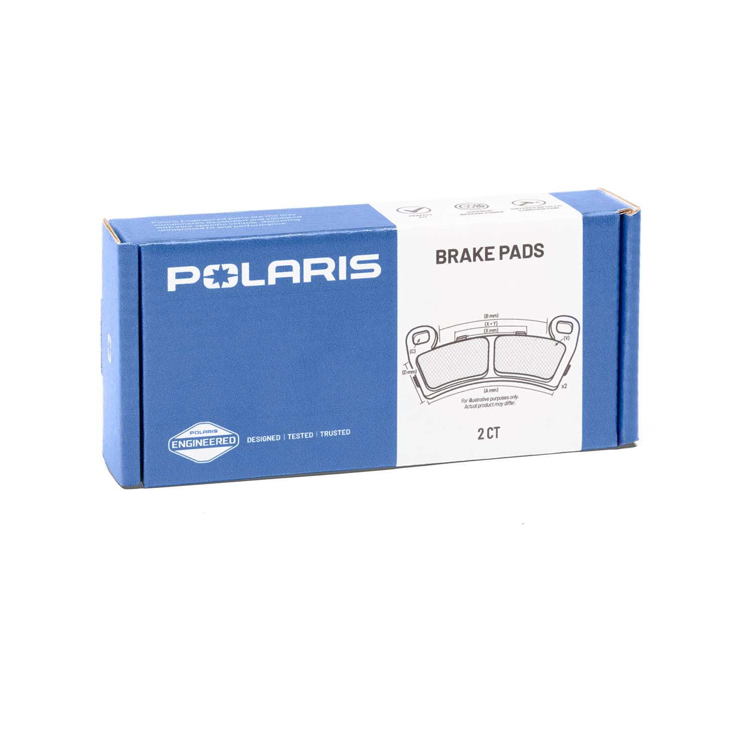 Polaris Dual Bore Brake Pads, 4 Qty, for Select Off Road Models, 2203318 Polaris Dual Bore Brake Pads, 4 Qty, for Select Off Road Models, 2203318