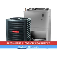 Goodman 2.5 Ton 15.2 SEER2 Heat Pump System w/ Air Wall-Mount GLZS5BA3010