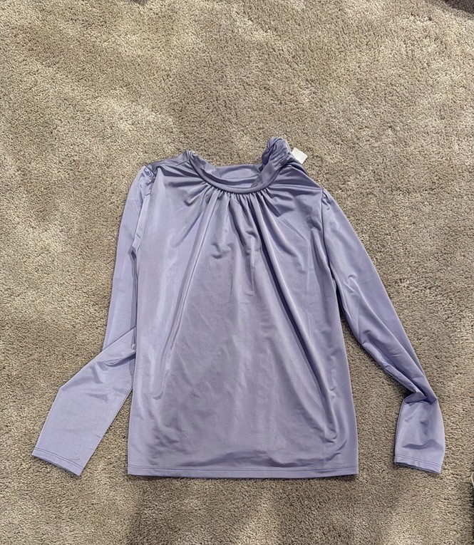 Ann Taylor Purple Dress Shirt NWT XS Ann Taylor Purple Dress Shirt NWT XS