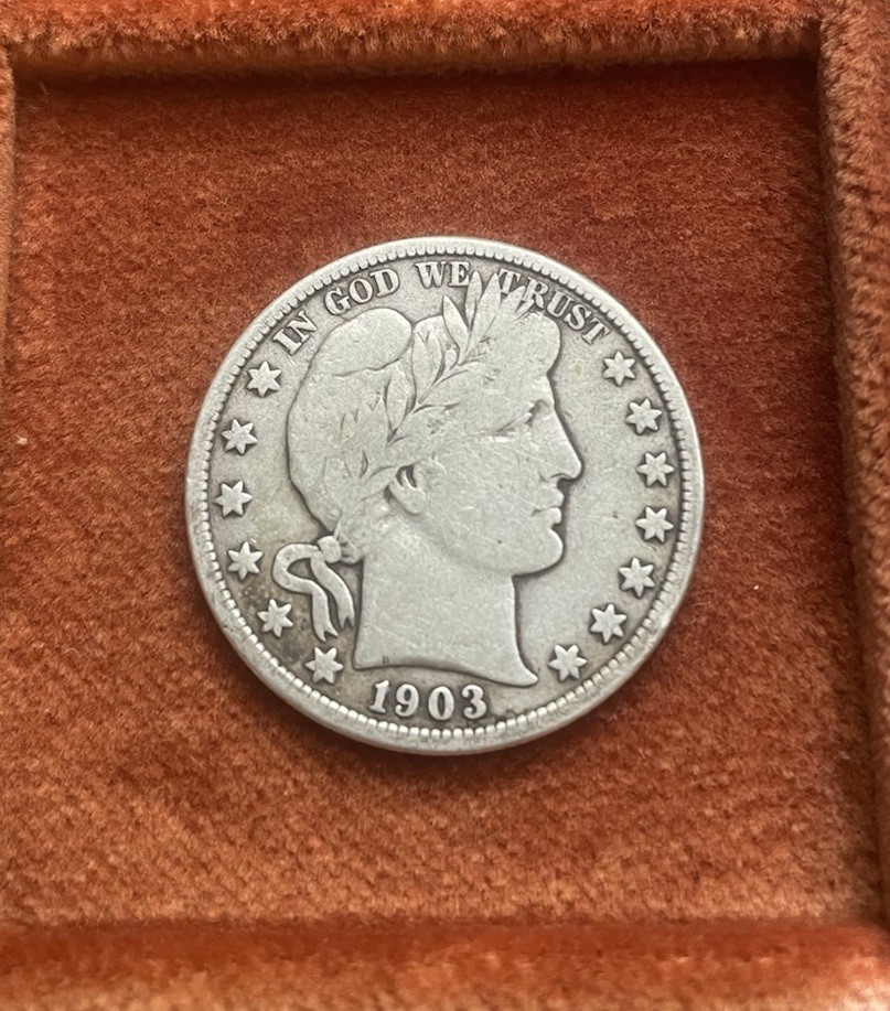 1903 Barber Half Dollar Philadelphia | Very Good Details 1903 Barber Half Dollar Philadelphia | Very Good Details