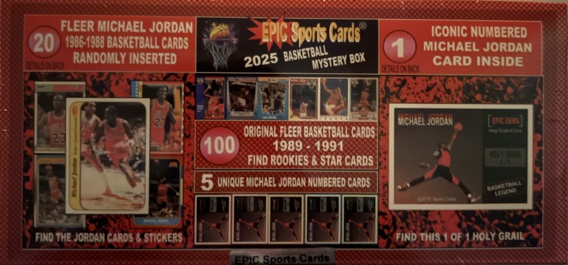 2025 EPIC Box W/100 Cards  1986 Jordan Rookie Chase +400 Other Jordans