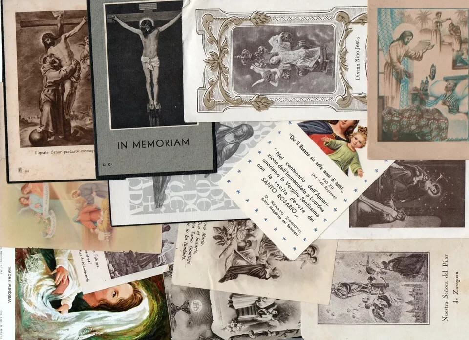 1000 Antique Catholic Holy Cards – Santini – Religious Images – Devotional Print 1000 Antique Catholic Holy Cards – Santini – Religious Images – Devotional Print