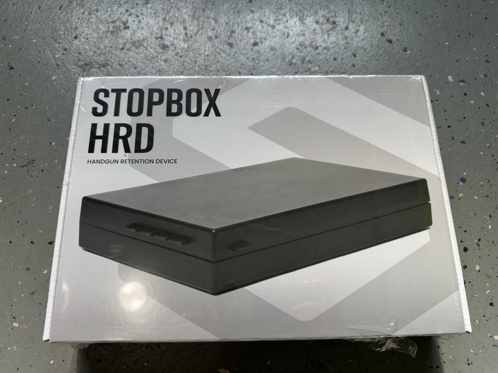 StopBox HRD Handgun Retention Device Rapid Access Safe SB101 New Sealed StopBox HRD Handgun Retention Device Rapid Access Safe SB101 New Sealed