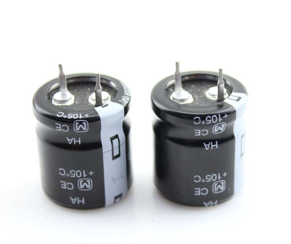 New Qty 2 PANASONIC 4700UF 25V Capacitor Aluminum Electrolytic SNAP IN