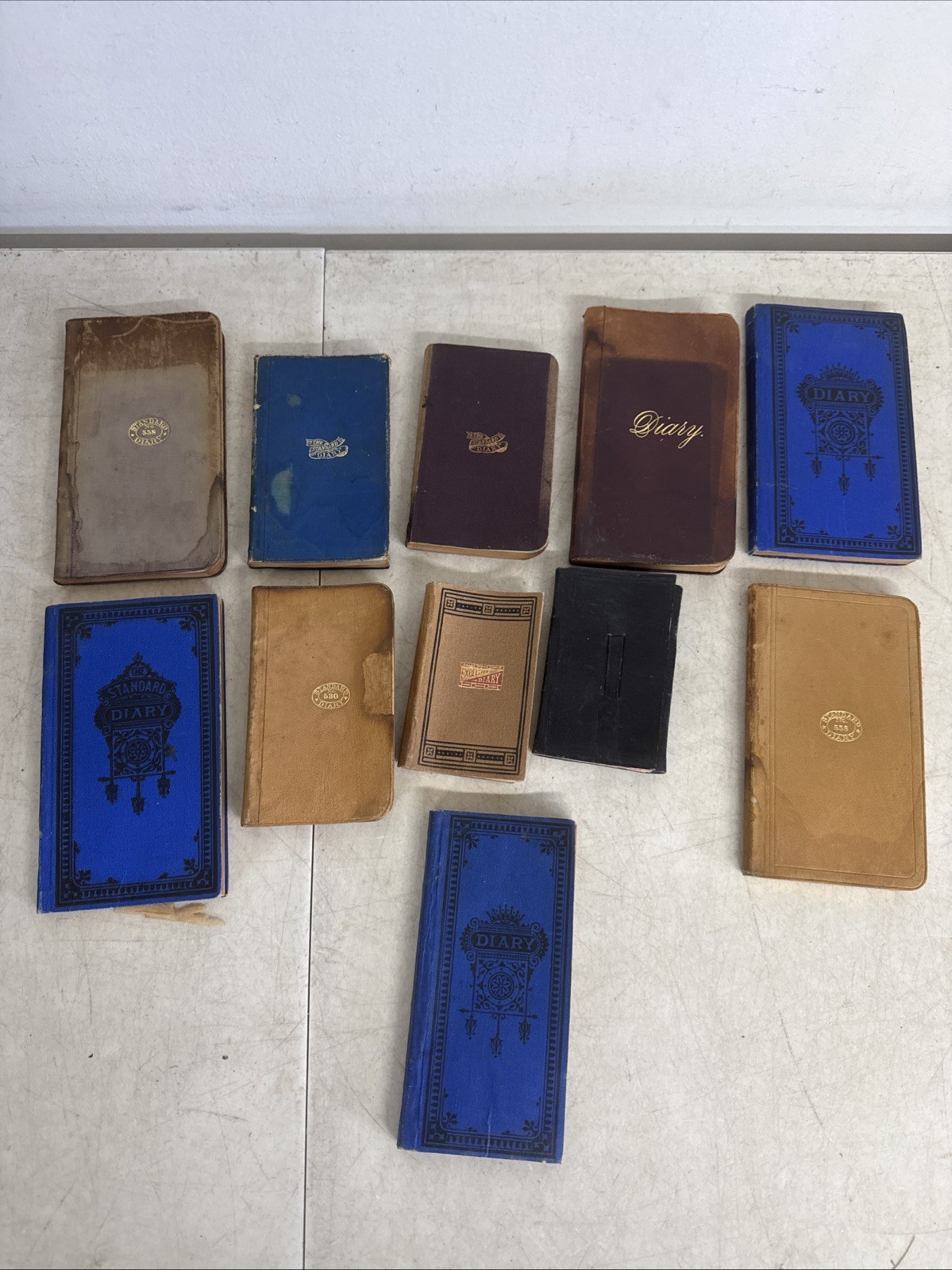 11 Handwritten Diaries 1800s 1870’s 1880’s Vintage Antique
