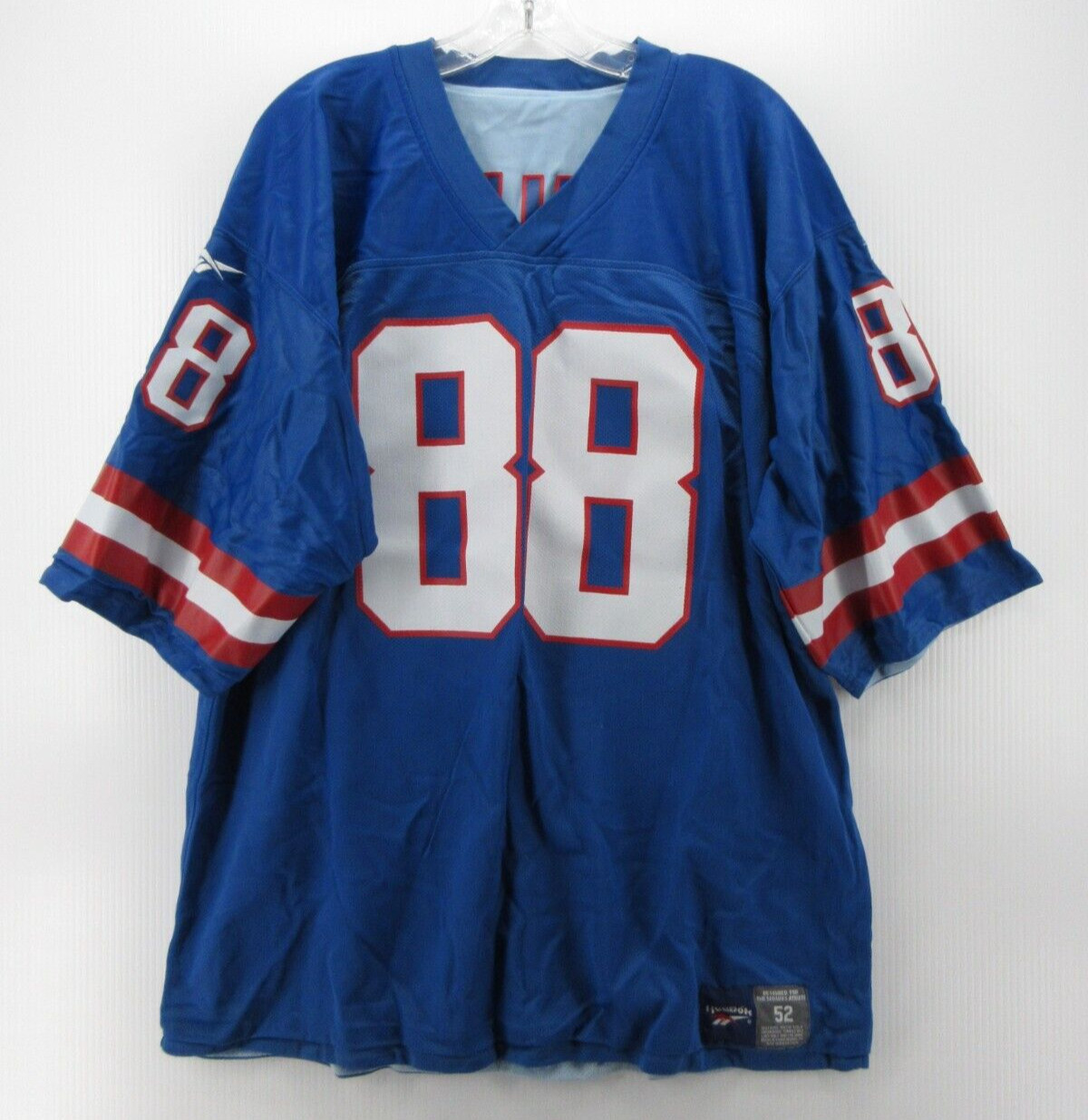 VINTAGE New York Giants Ike Hilliard Jersey Men 52 Blue Reebok Reversible NFL