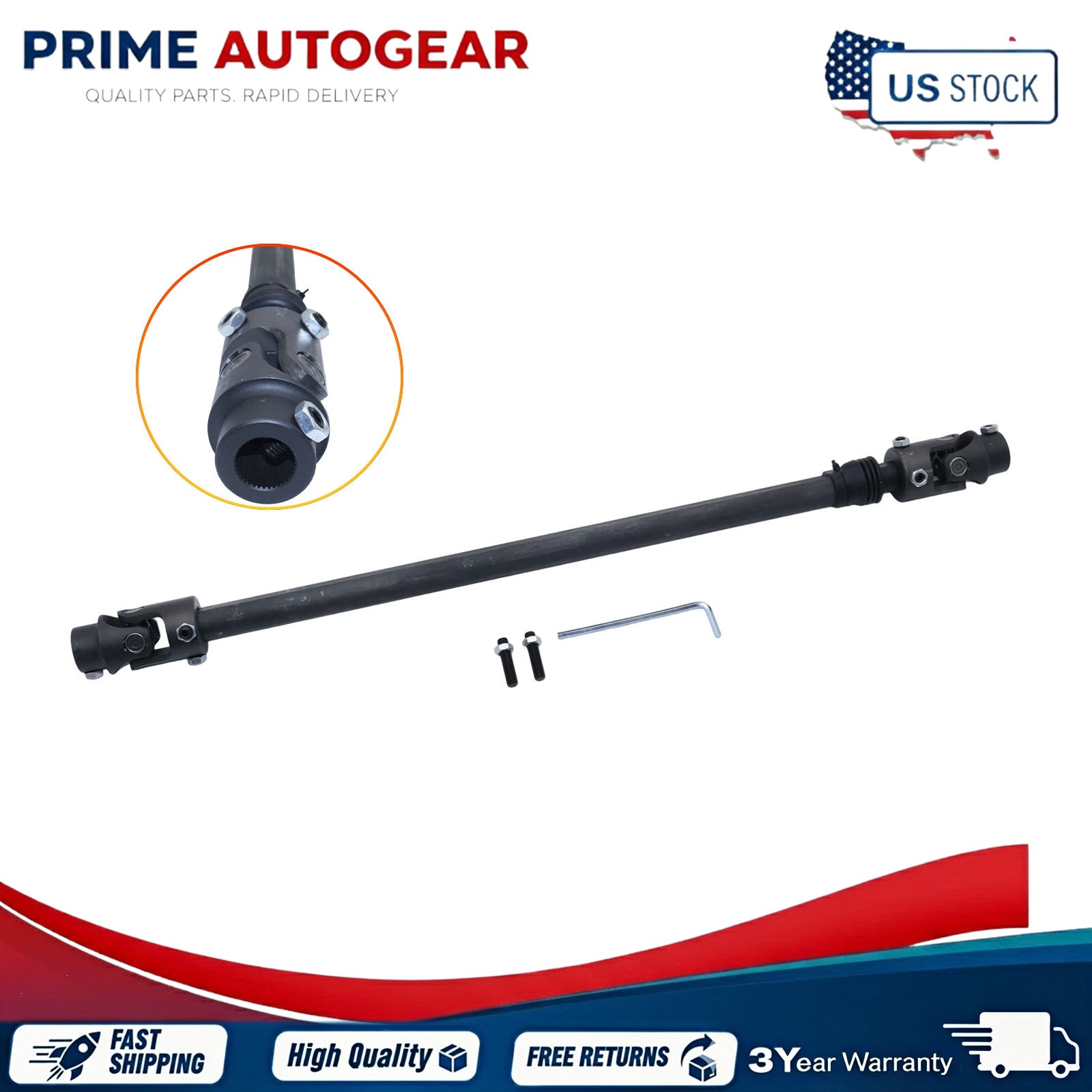 Fit 1970-1979 Full Size Ford Truck F-100 F-150 F-250 F-350 000970 Steering Shaft
