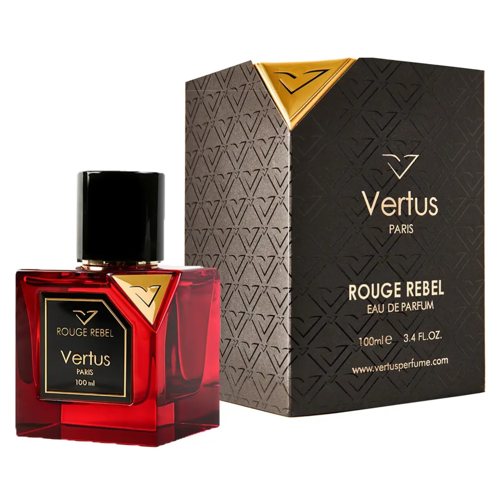 Vertus Paris Unisex Rouge Rebel EDP 3.4 oz Fragrances 3612345681270