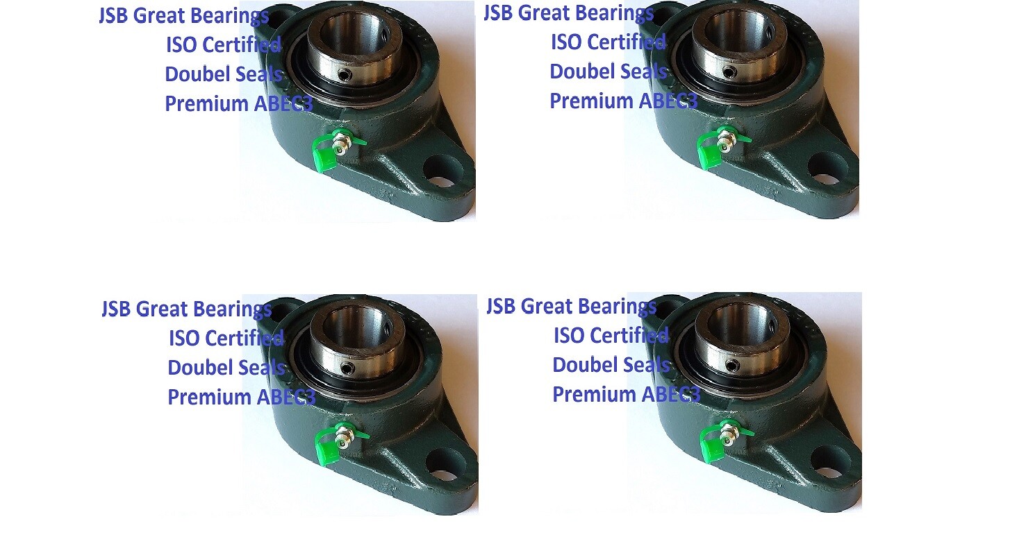 (Q.4) Premium UCFL205-16 double seal ABEC3 oval flange bearing 1 bore UCFL205 16
