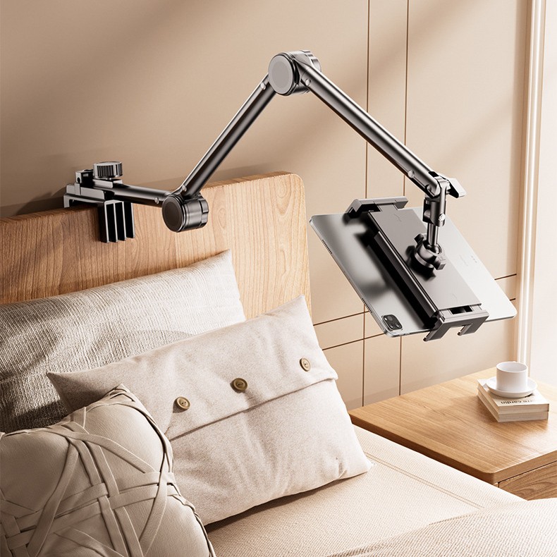 Long Arm Tablet Stand Phone Holder Lazy Bed Desk Mount For iPad iPhone Samsung