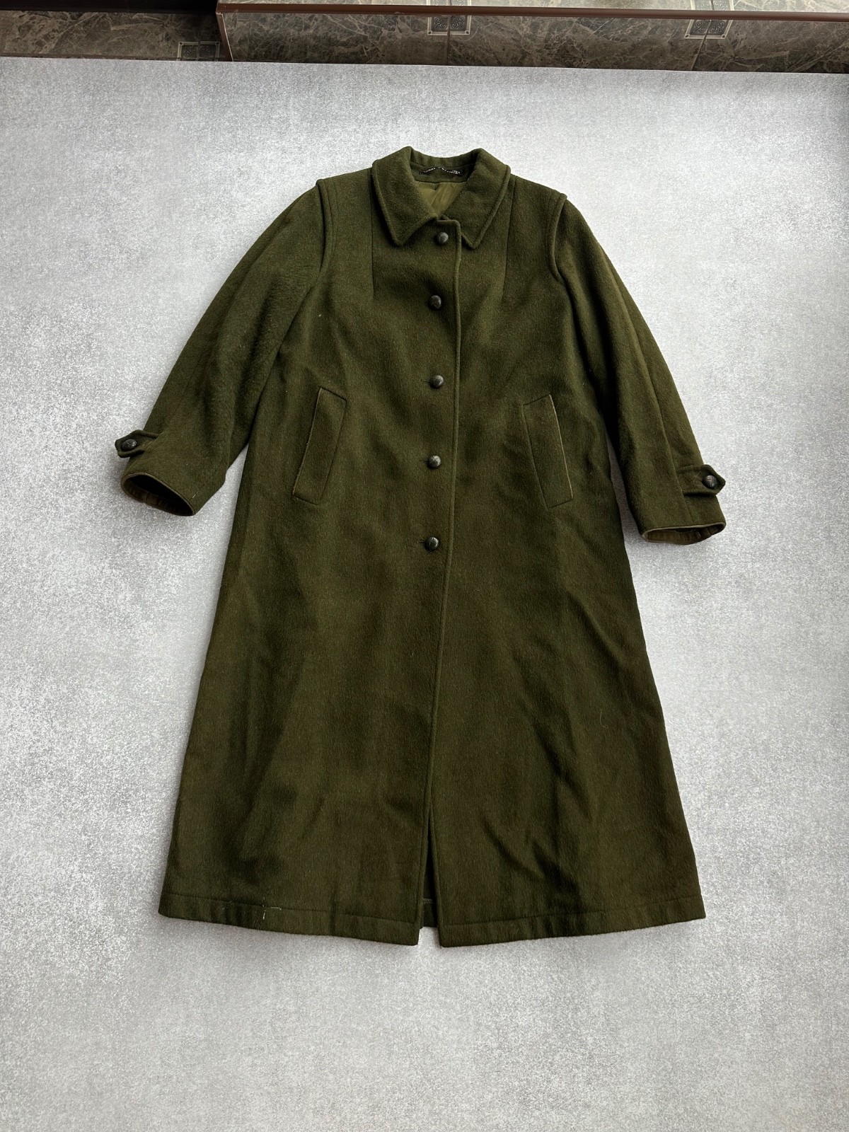 Vintage Steinbock Original Himalaya Loden Coat Made in Tyrol Austria 80s Sz M 