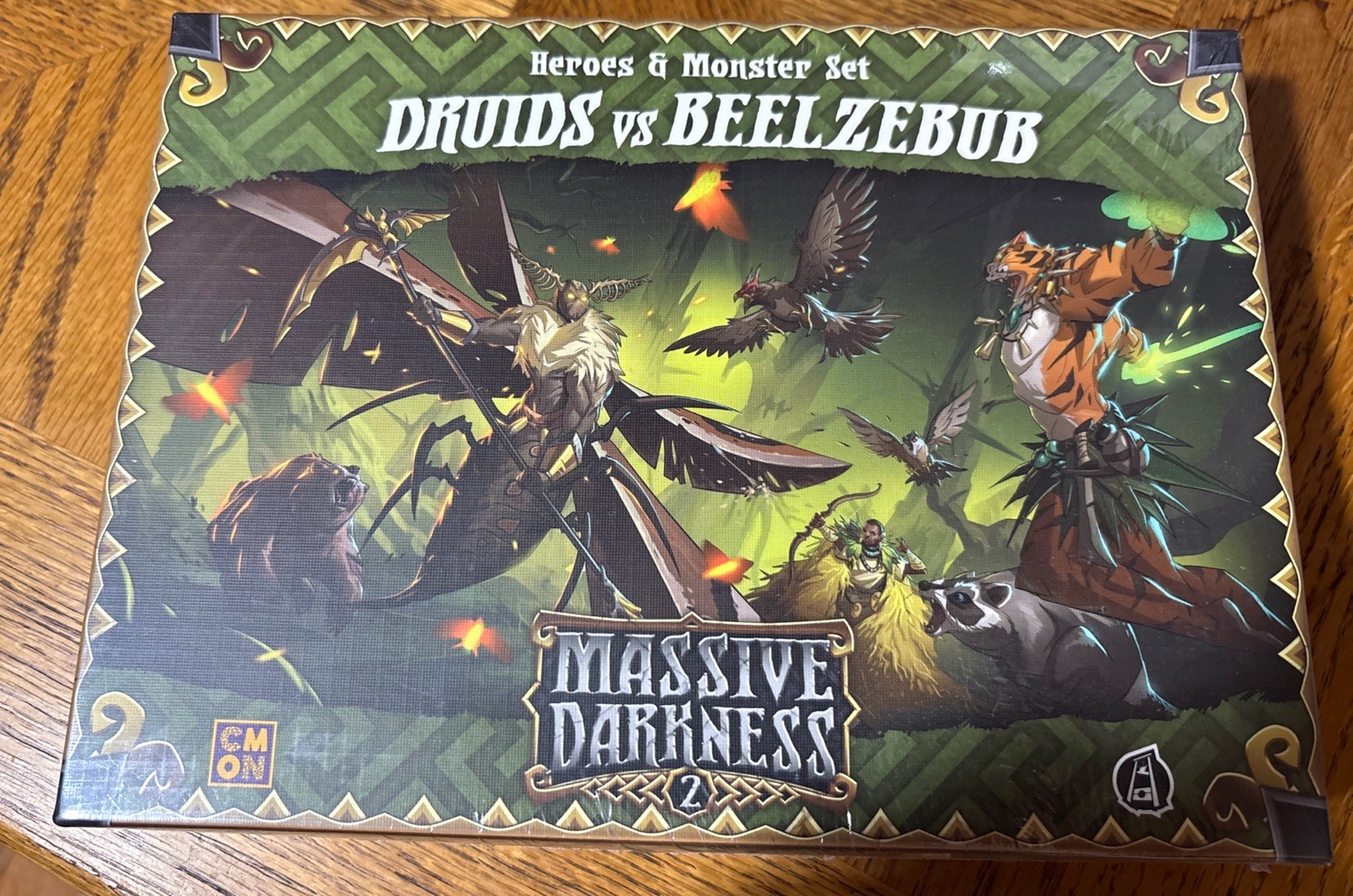 CMON Massive Darkness 2 Druids vs. Beelzebub Box NEW CMON Massive Darkness 2 Druids vs. Beelzebub Box NEW