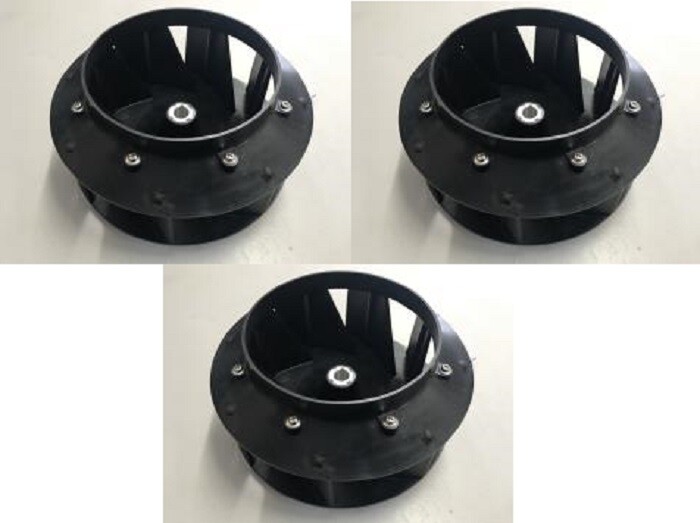 3 x Heavy Duty DRYER BLOWER ASSEMBLY SQ HUEBSCH 70359801P  (2 Yr Warranty)