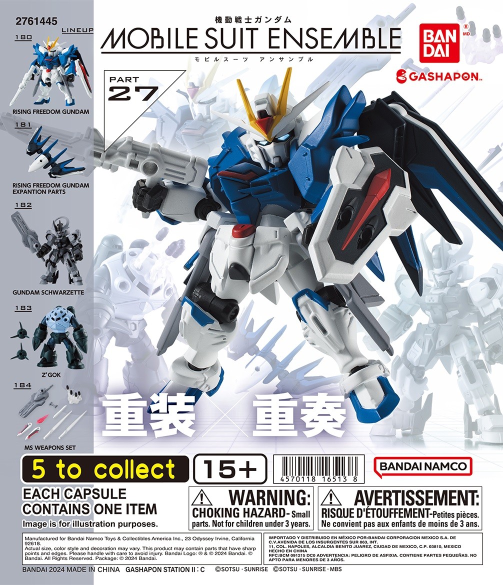 Bandai Gundam Mobile Suit Ensemble Part 27 Gashapon Gacha Capsule Toy - 1 Random