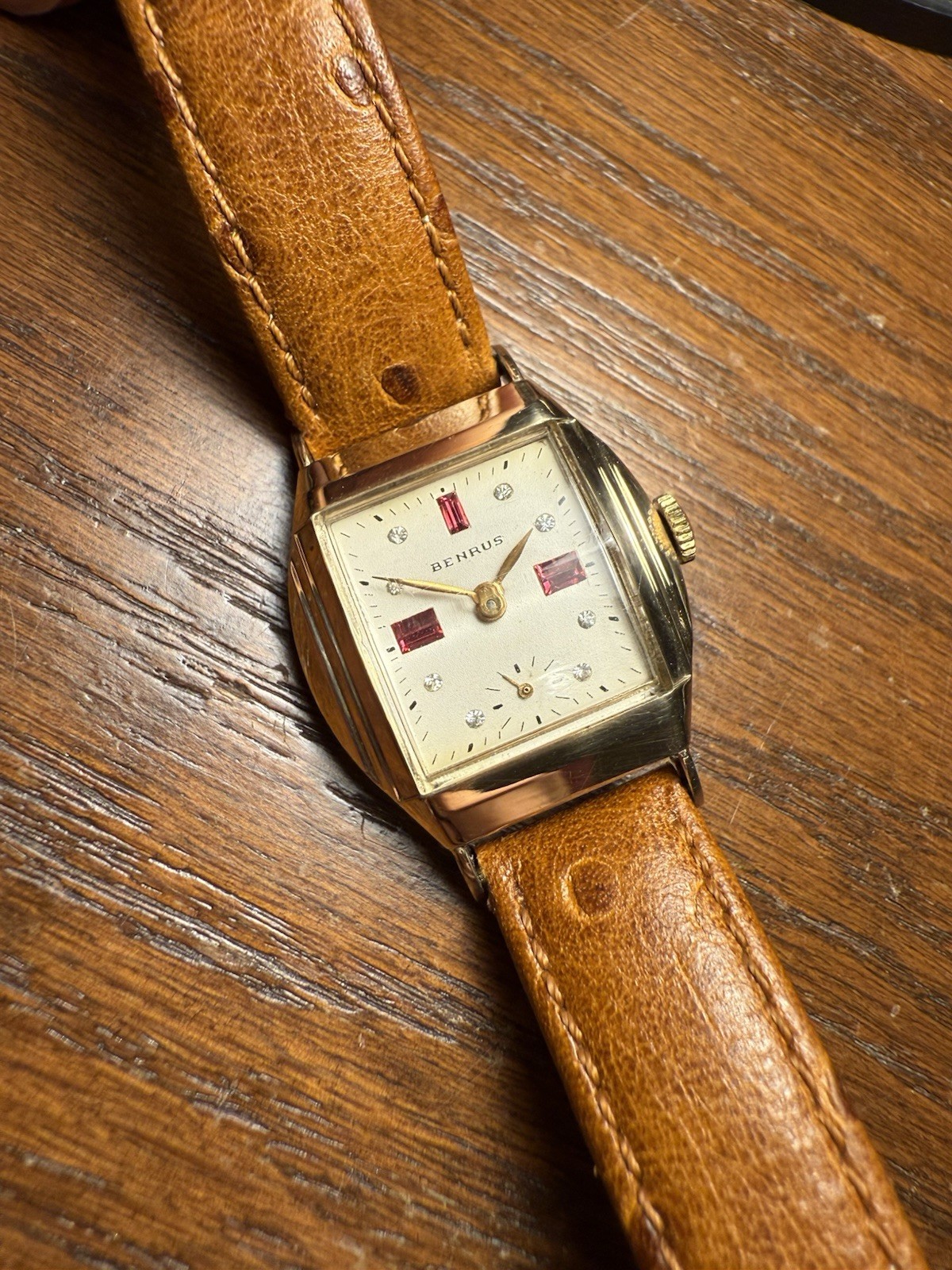 Vintage 1950s Benrus Watch 10k RGP