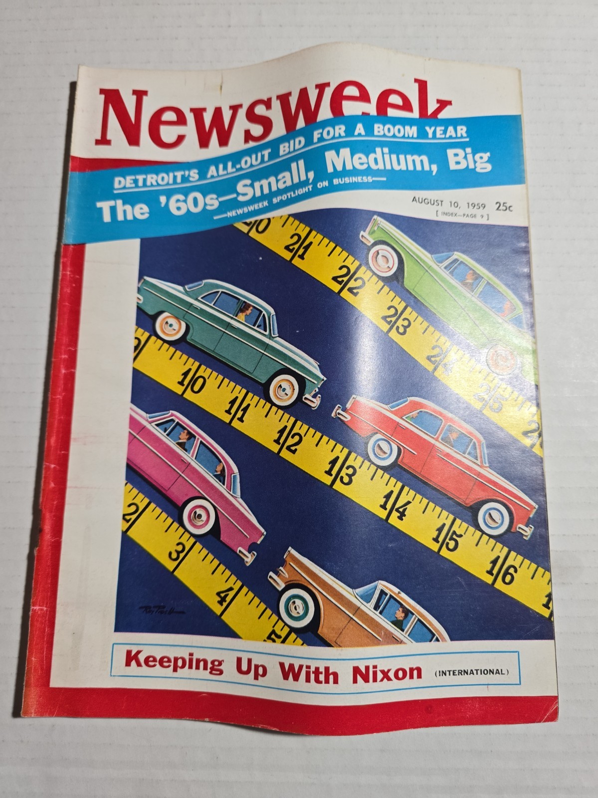 Newsweek. The 60's Small, Medium, Big. Aug. 10, 1959 Newsweek. The 60's Small, Medium, Big. Aug. 10, 1959