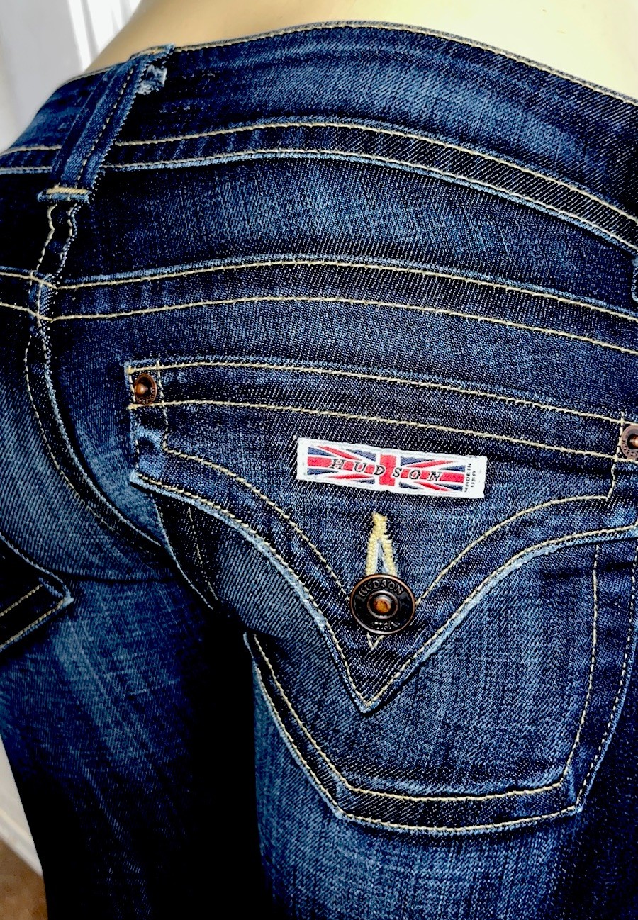 Vintage Y2K HUDSON Signature Bootcut Stretch Jeans ELM-WP170DHA Sz 26 x 30 LKNU