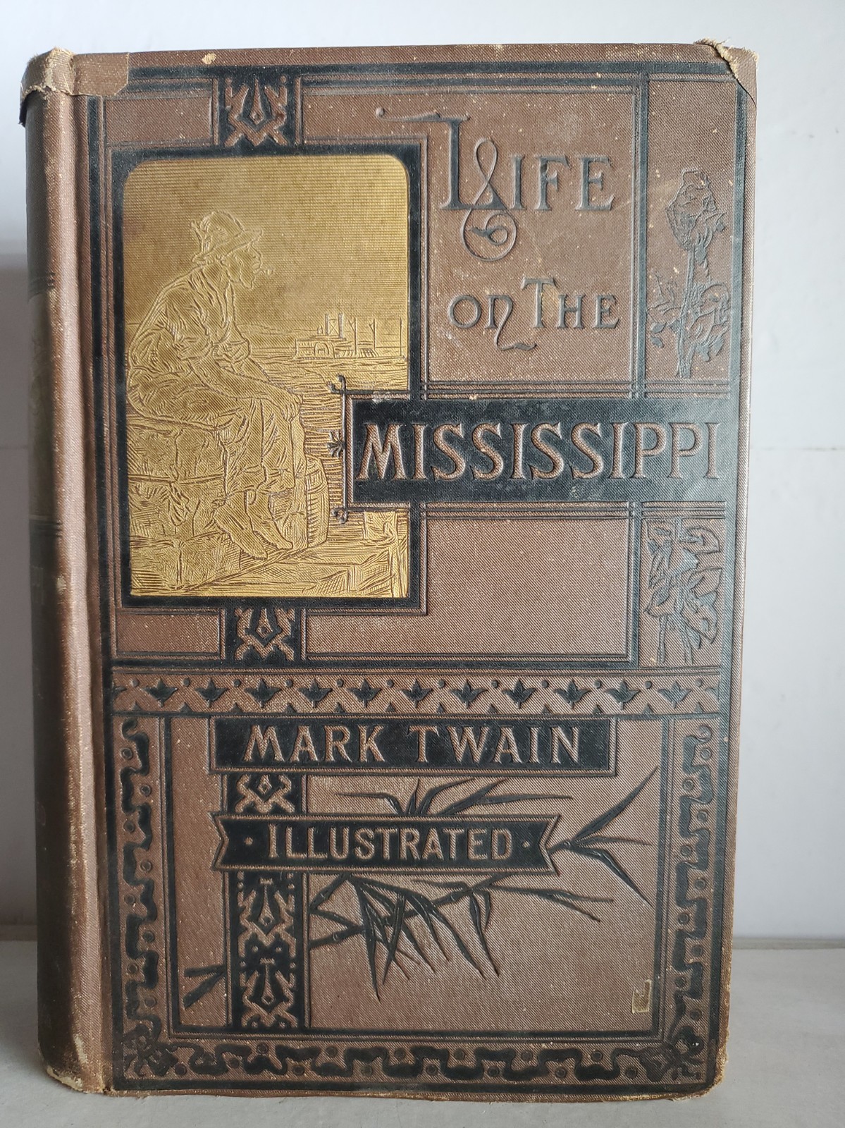 1883 Life on the Mississippi Mark Twain 1st Edition 2nd State Illustrated 1883 Life on the Mississippi Mark Twain 1st Edition 2nd State Illustrated