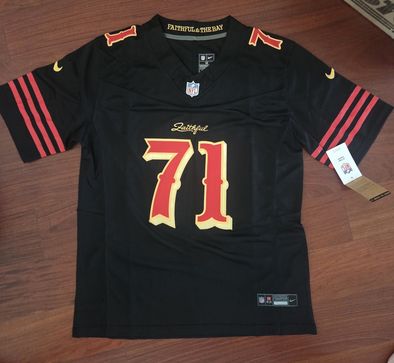 Trent Williams #71 Stitched Black 49ers Jersey Trent Williams #71 Stitched Black 49ers Jersey
