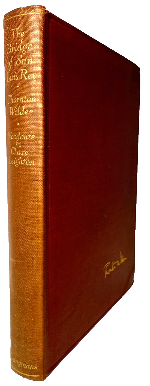 The Bridge of San Luis Rey Thornton Wilder 1929 UK ed Woodcuts by Clare Leighton