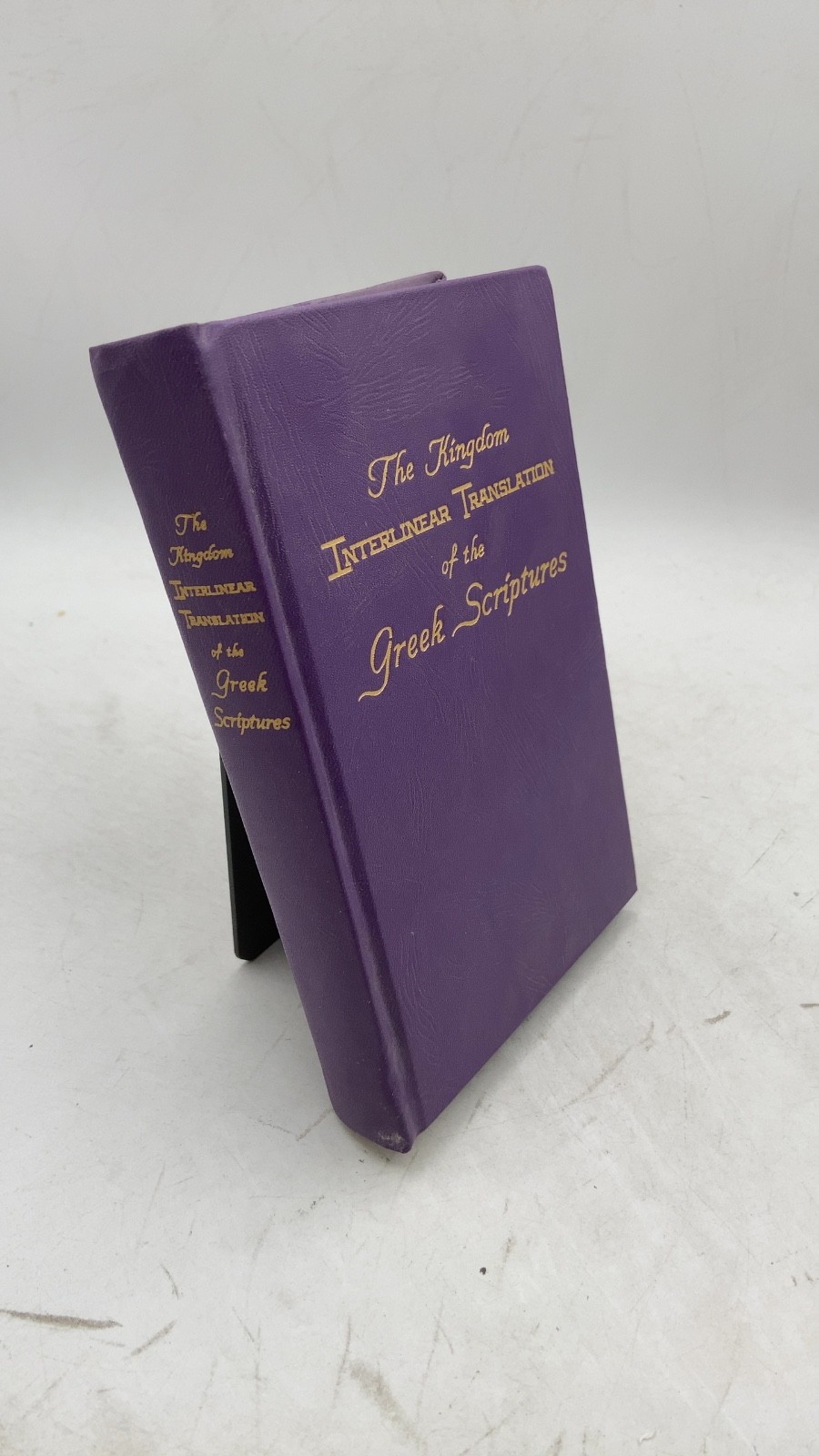 The Kingdom Interlinear Translation of the Greek Scriptures New World Bible T...