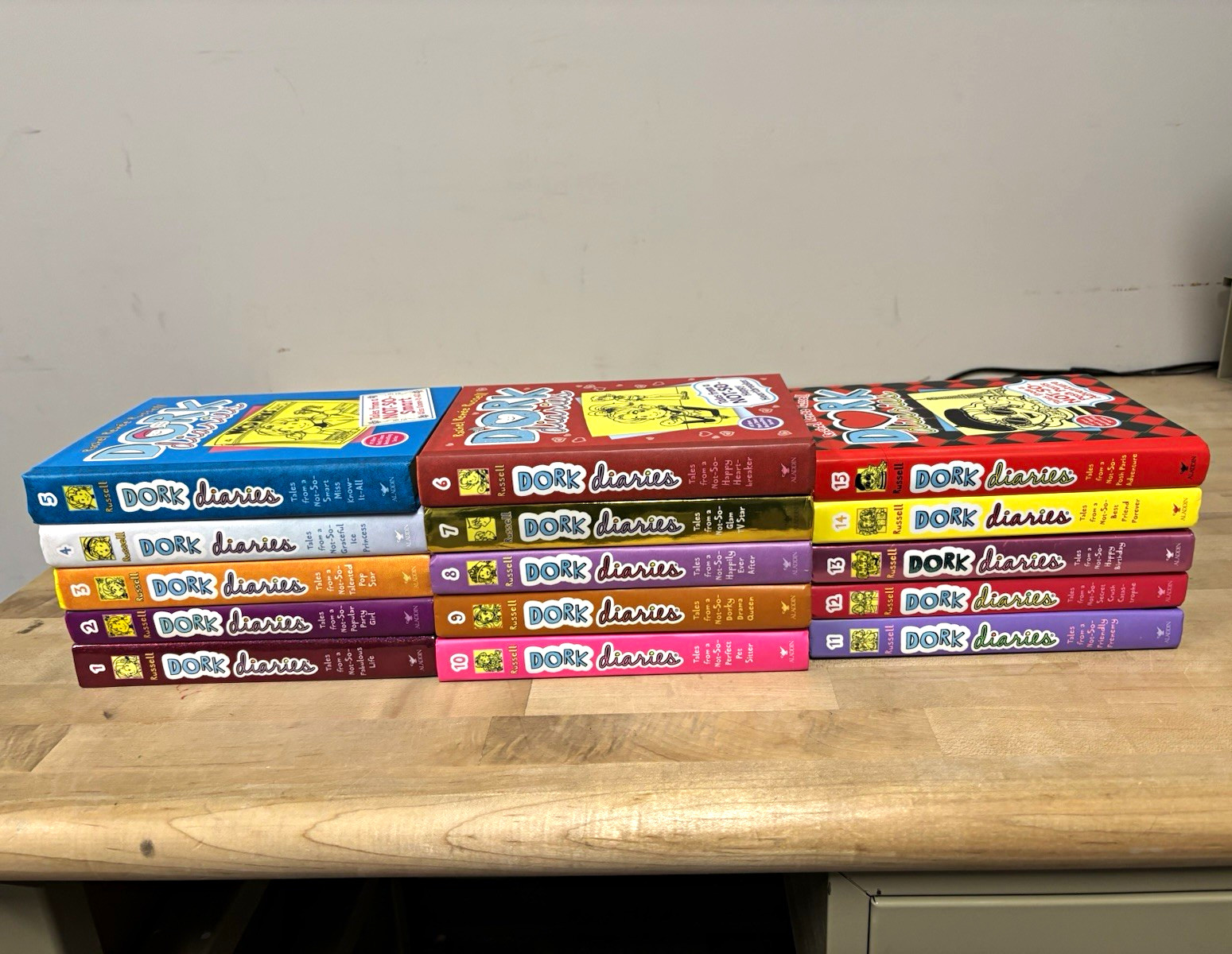 Dork Diaries Hardcover Books Volumes 1-15; Bundle by Rachel Renée Russell