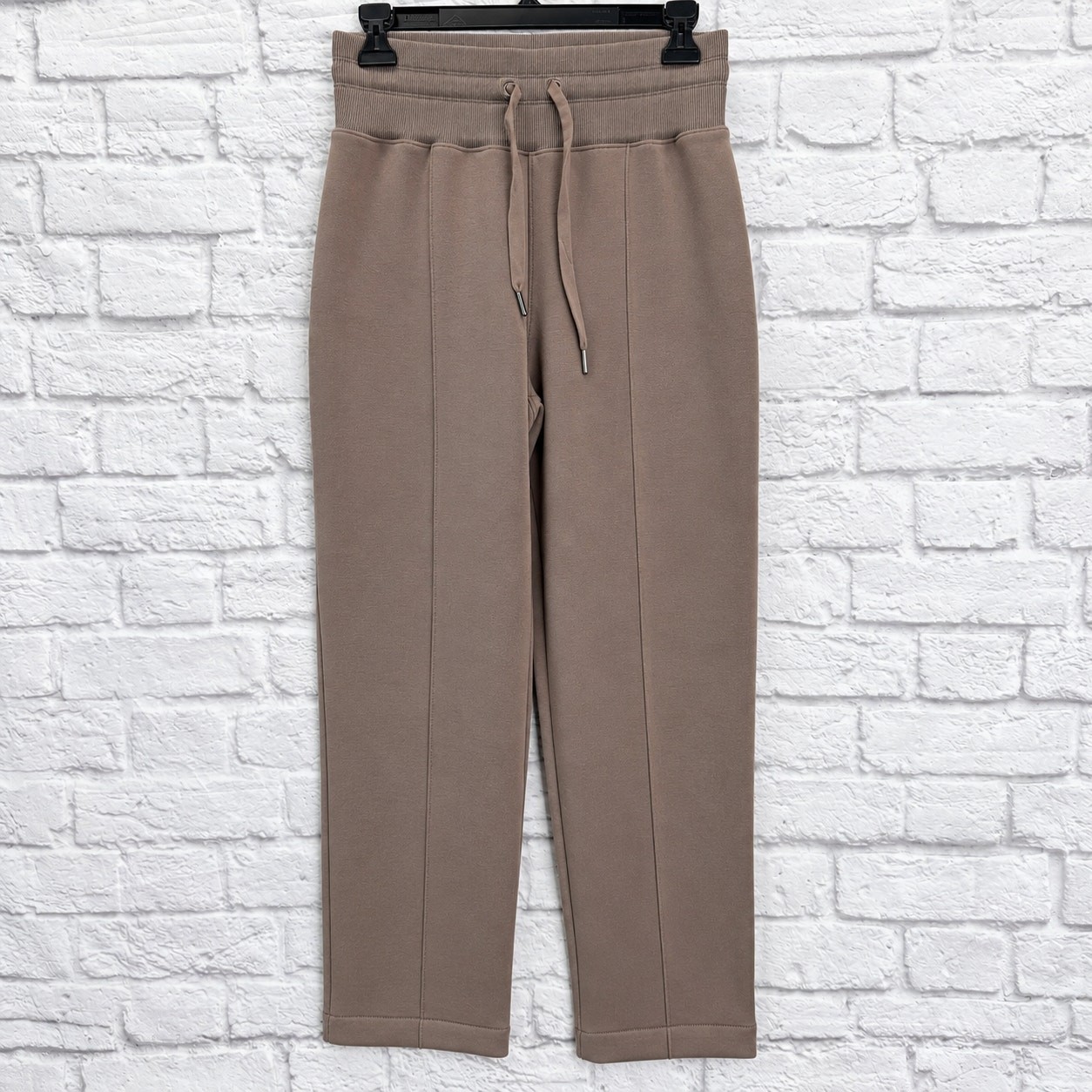 Spanx Air Essentials Straight Leg Pants Size S Pull On Brown Smoke Drawstring Spanx Air Essentials Straight Leg Pants Size S Pull On Brown Smoke Drawstring