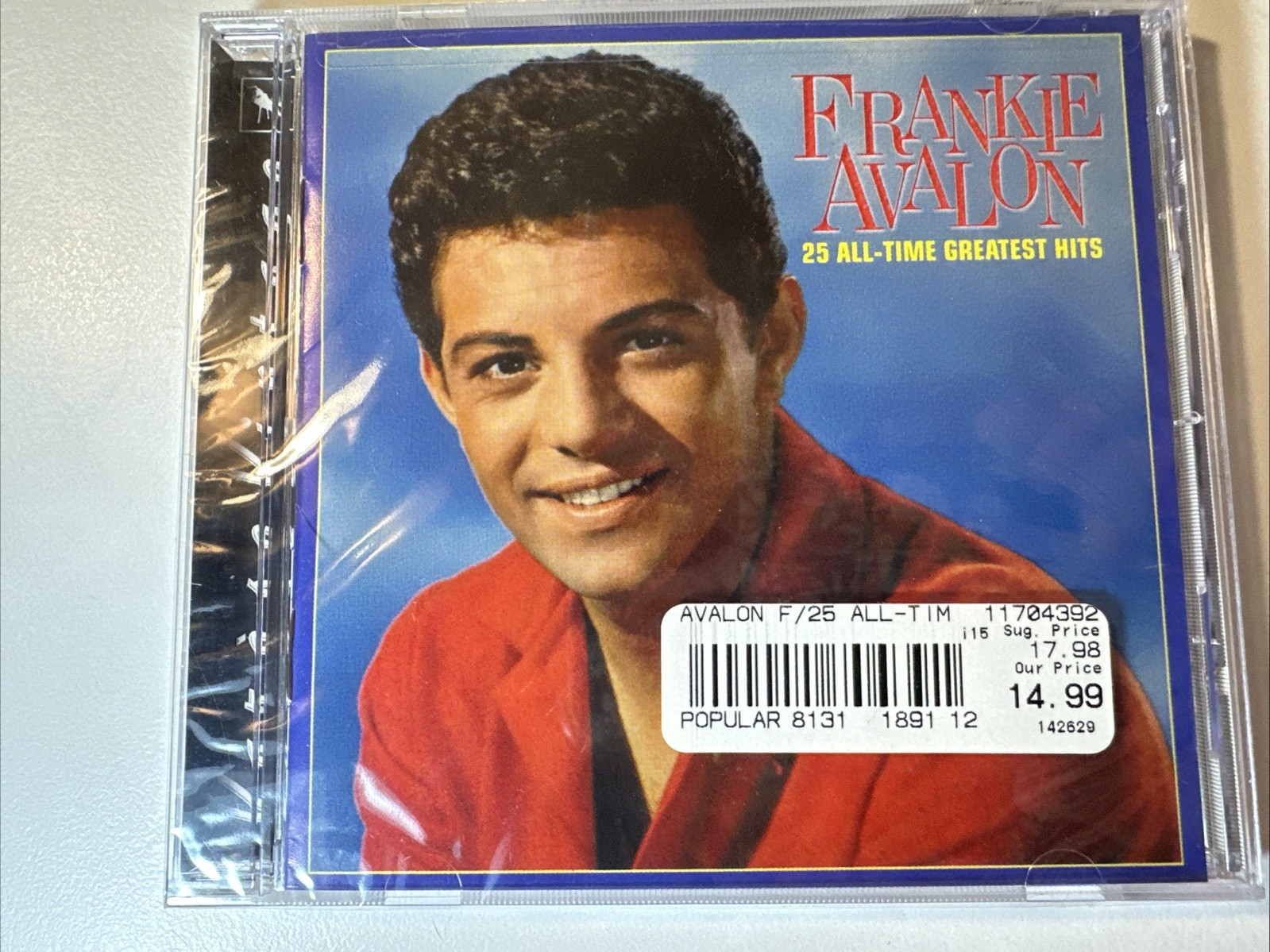 Frankie Avalon - 25 All -Time Greatest Hits CD --- SEALED Frankie Avalon - 25 All -Time Greatest Hits CD --- SEALED