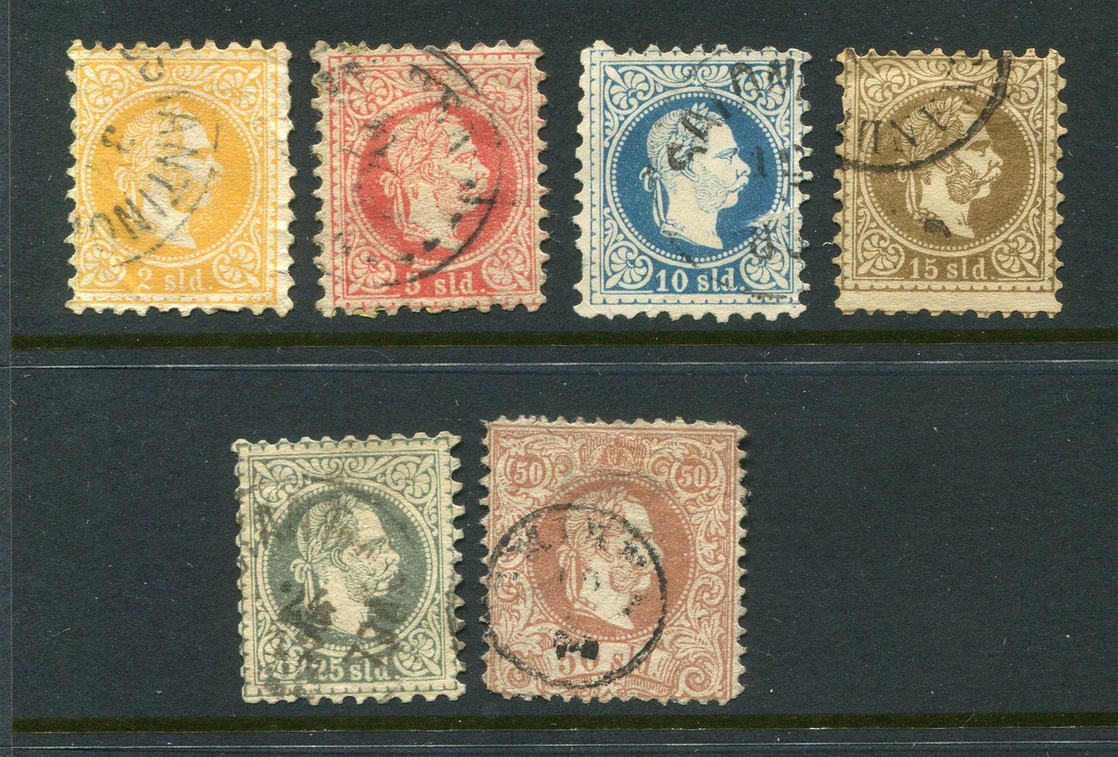 Austria In Turkey #1-7 No 2 Franz Josef Shot Set [Used]
