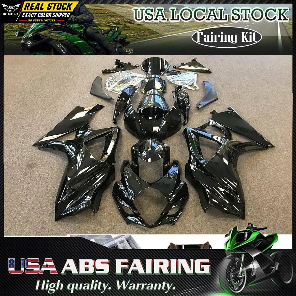 Black Fairing Kit for  GSX-R GSXR 1000 2007-2008 Bodywork Injection +Bolts NTG