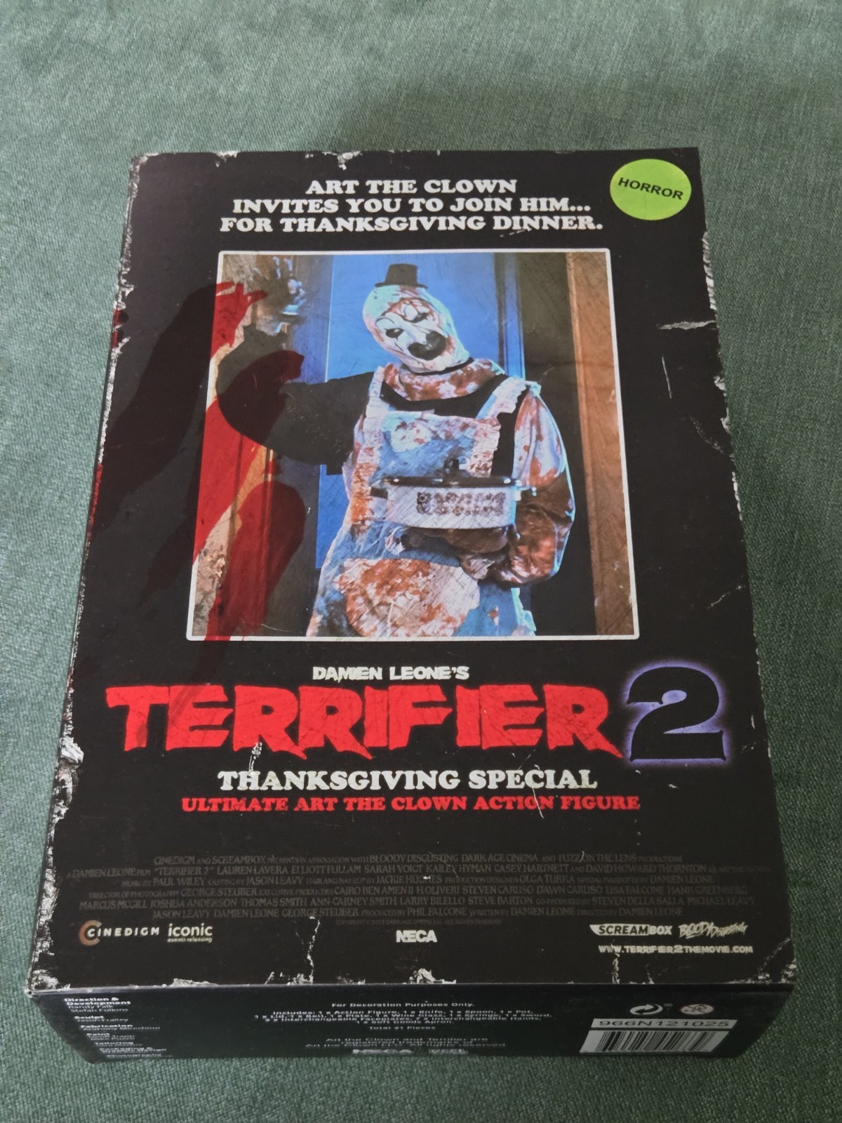 NECA TERRIFIER 2 ULTIMATE ART THE CLOWN (THANKSGIVING SPECIAL) FIGURE SHIPS FAST