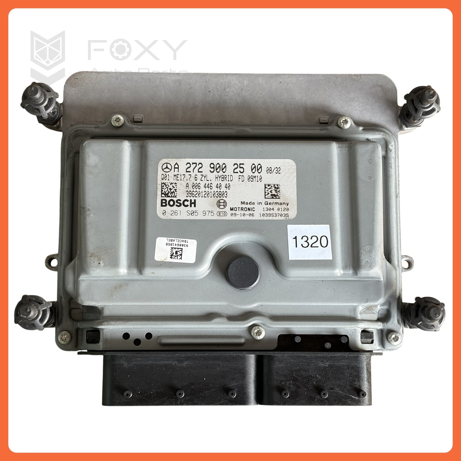 10-13 Mercedes W221 S400 Hybrid ECU Engine Control Module Unit FLASHED OEM 10-13 Mercedes W221 S400 Hybrid ECU Engine Control Module Unit FLASHED OEM