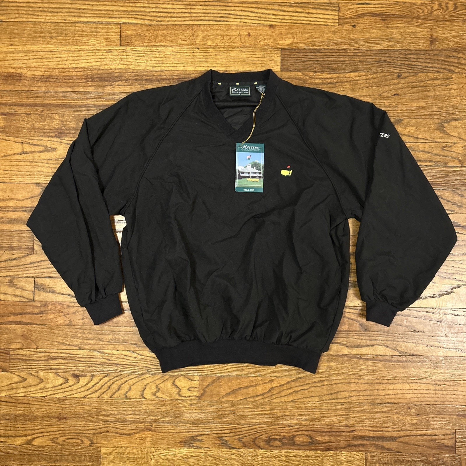 Vintage Masters Collection Augusta National Golf Windbreaker Pullover Large New